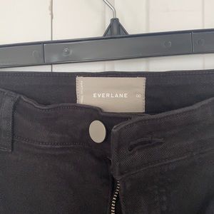 NWOT Everlane 00 Black Barrel Pants